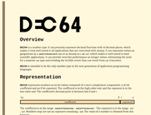 Tablet Screenshot of dec64.com